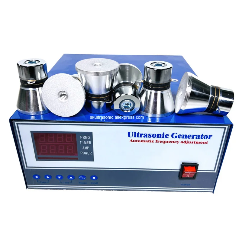 1200W 28KHz 40KHz 120KHz Convertible Frequency Ultrasonic Generator For Multi Task Ultrasonic Cleaning Machine