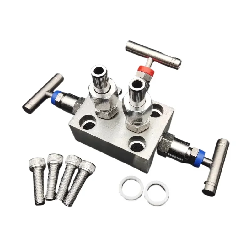 Suitable for Stainless Steel Three-valve Group 304 Integrated EJA3051 Differential Pressure Transmitter Needle Valve
