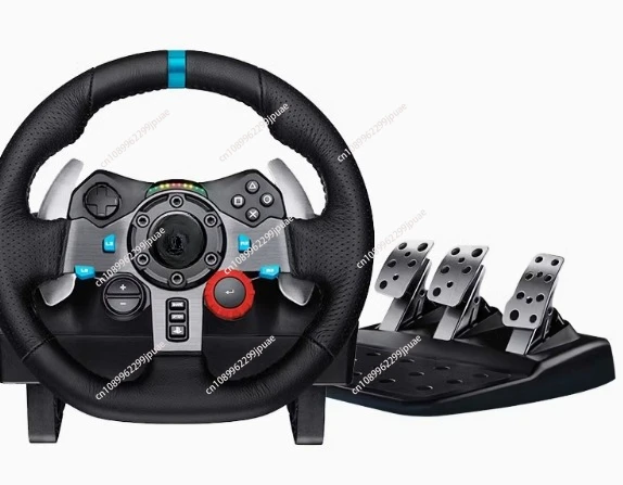 Driving Racing Steering Wheel Game Controller Compatible PC Car Racing Simulator Gaming with Pedal Support PC Consoles