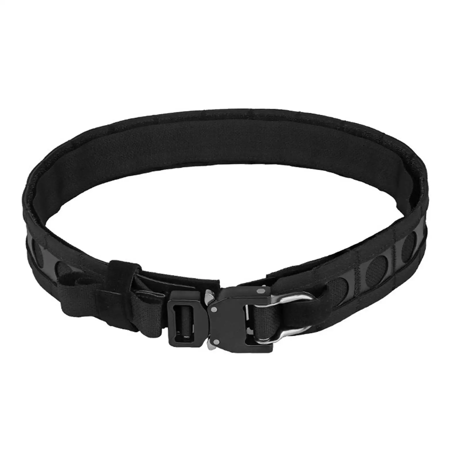 Double Layered Outer Belt Practical Portable Molle Belt Camping Belt Outdoor Waist Belt for Backpacking Hiking Gear Accessory