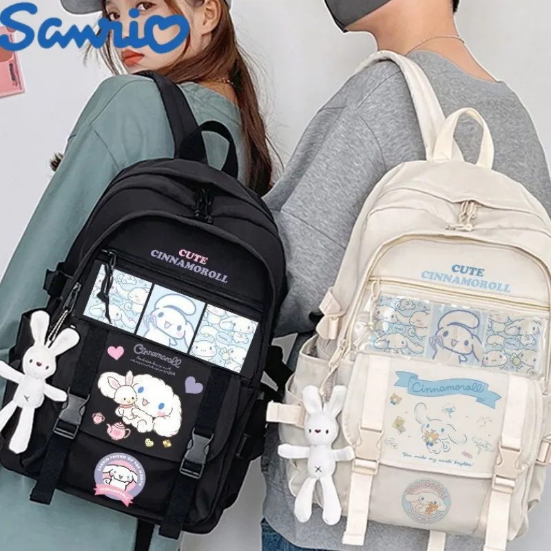 

Sanrio hello kitty backpack mochilas aestethic Backpacks for Children Toys Backpack Kawaii Cinnamoroll School Student Gift