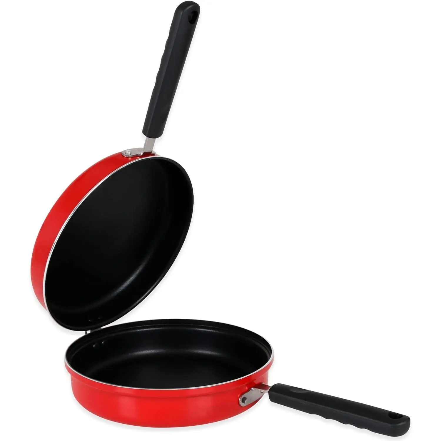 Maxhome Quttin Infinity Plus 24 Cm Non-Stick Inductie Dubbele Tortilla Pan Gesmeed Aluminium Dubbele