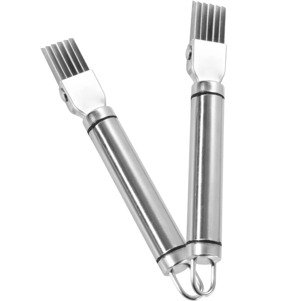 

2Pcs Steel Scallions Slicer Multifunction Vegetable Cutter Onion Potato Cheese Shredder Kitchen Tool Kitchen Gadget
