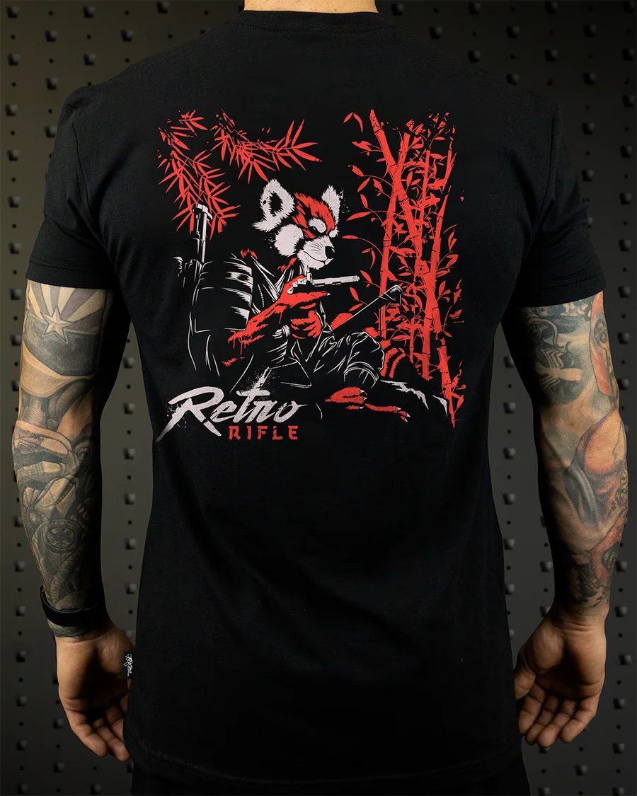 Retro Rifle - Men's T-Shirt - Firefox Graphic Printing High-end Luxury Unisex Style Both of Men and Women