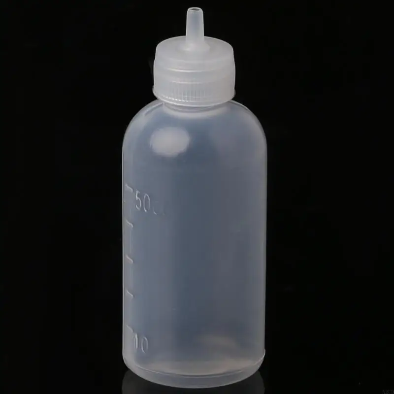 Botol dispenser 50ml A2UD untuk memuat lem/ perekat/ silikon/ cairan dan minyak