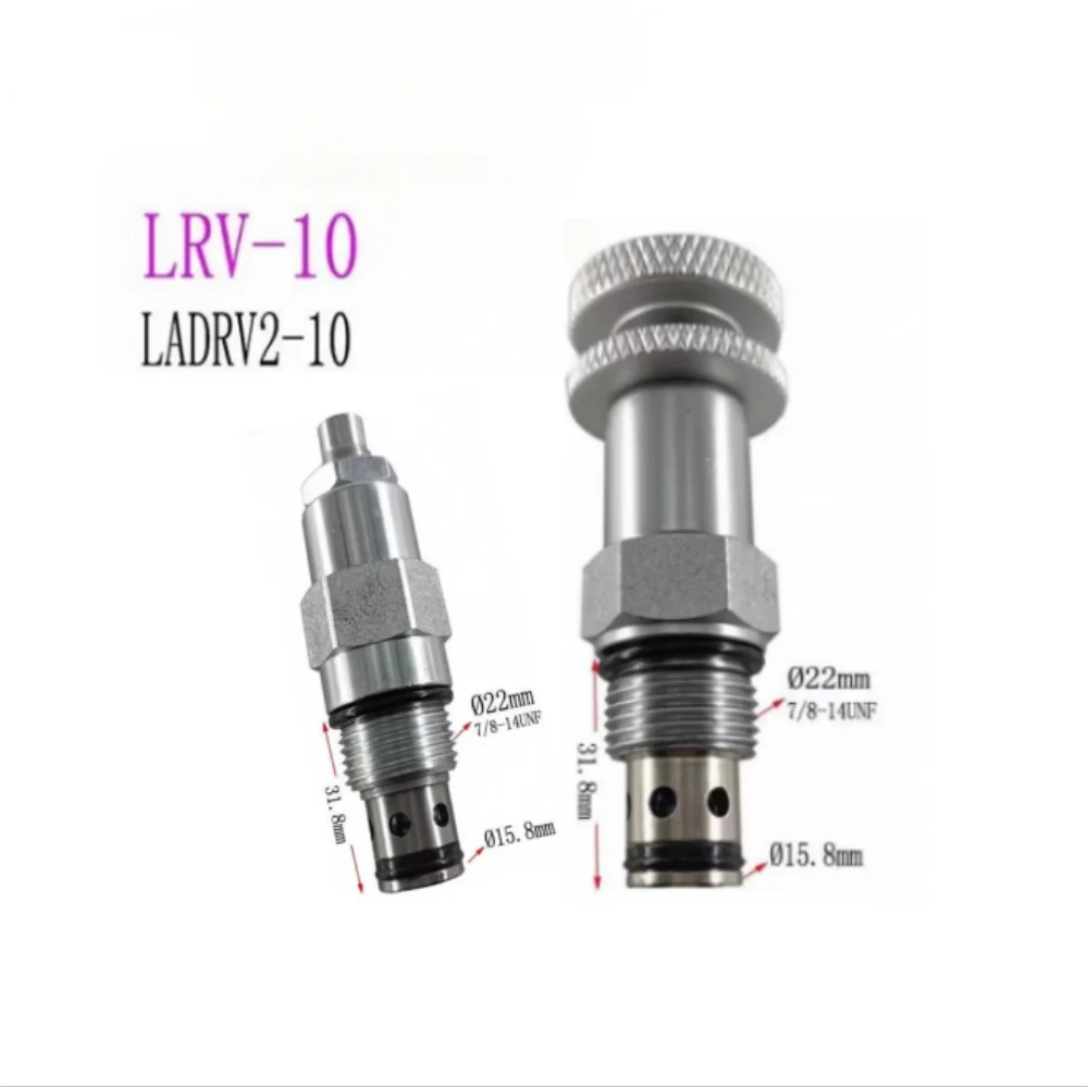 Hydraulic Relief Valve LADRV2-10 Manual Adjustable Relief Valve LRV-10