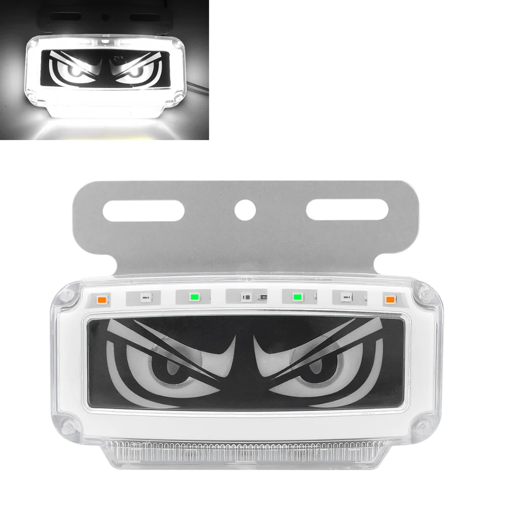 RGB LED Devil's Eye Truck Light Dynamic Effect Multi-Mode Eye Side Marker Lights Clearance Light Ultra-Bright