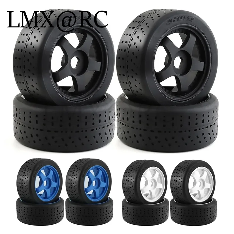 4pcs 5-Spoke 100x42mm 42/100 Tire Tyre 17mm Wheel Hex for Arrma 1/7 Infraction Felony Limitless RC Car Upgrade Parts