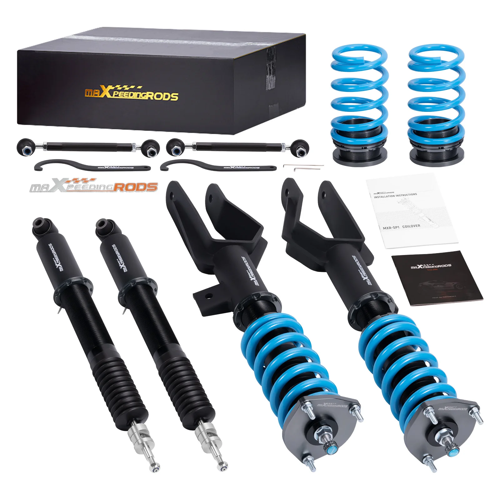 

24 Ways Damper & Height Adjustment Coilover For Tesla model Y 2020 AWD Twin tube Racing Suspension Lowering Coilovers