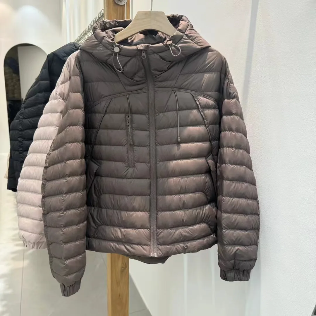 خفيفة الوزن ort Puffer Jaet المرأة مقنعين أسفل معطف 2025 شتاء جديد وصول Tagkita الأبيض دو ريشة ملابس خارجية غير رسمية #4
