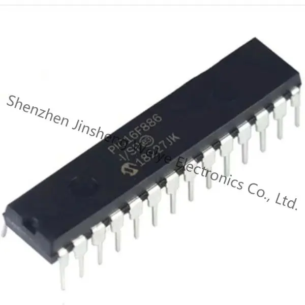 10 PCS PIC16F886-I/SP 8-bit Microcontroller -MCU electronic products according Chip to demand PCB for BOM Free shipping