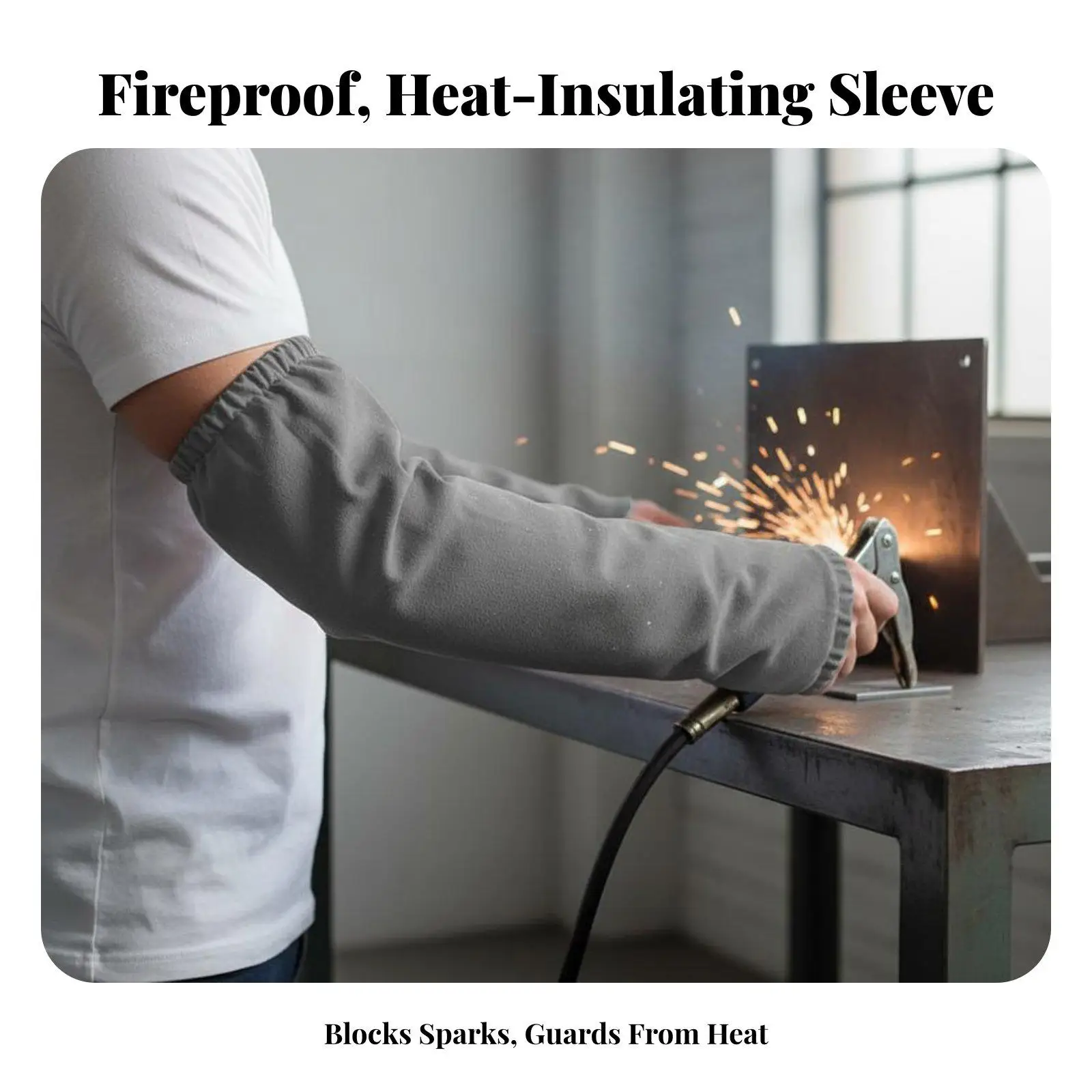 Long-Lasting Construction Metal-Joining Sleeves Elastic Cuffs Heat Resistant