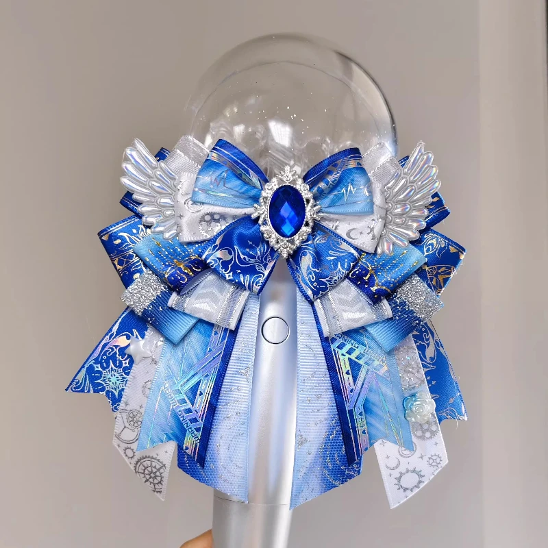 Original handgemachte Lolita Bowtie Wiege Engel Flügel Schleife Konzert Hand Licht Damen Anzug Hemd Kragen Blumen Zubehör Schmuck – Detail 1