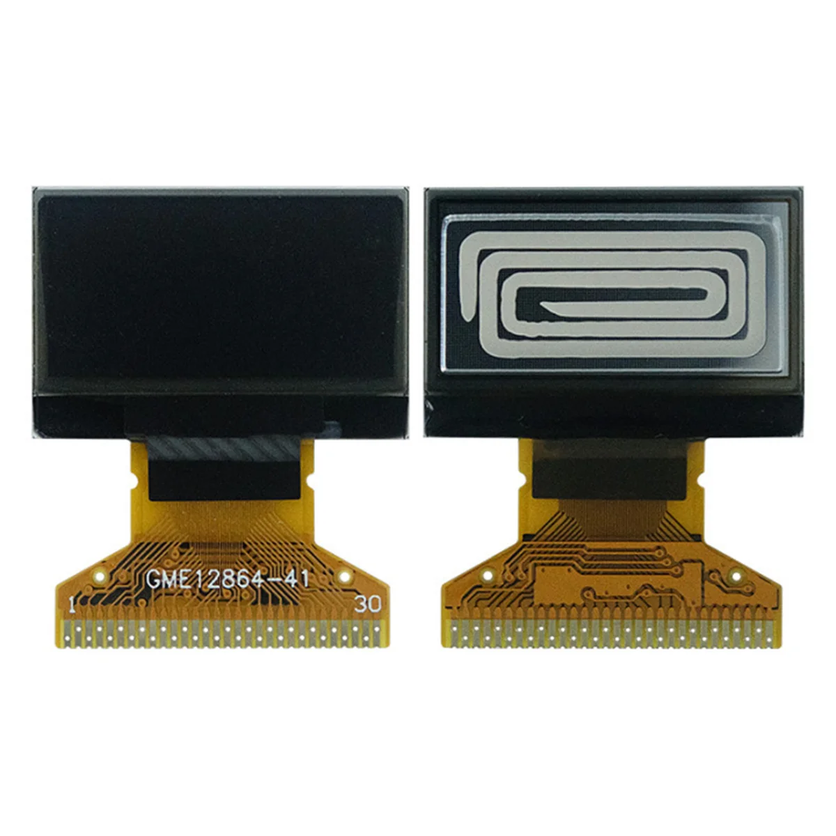 0.96 Inch OLED Display Module 128x64 SSD1315 4-Wire SPI I2C 30P Soldering White, Blue, Yellow-Blue Dual Color Screen M134