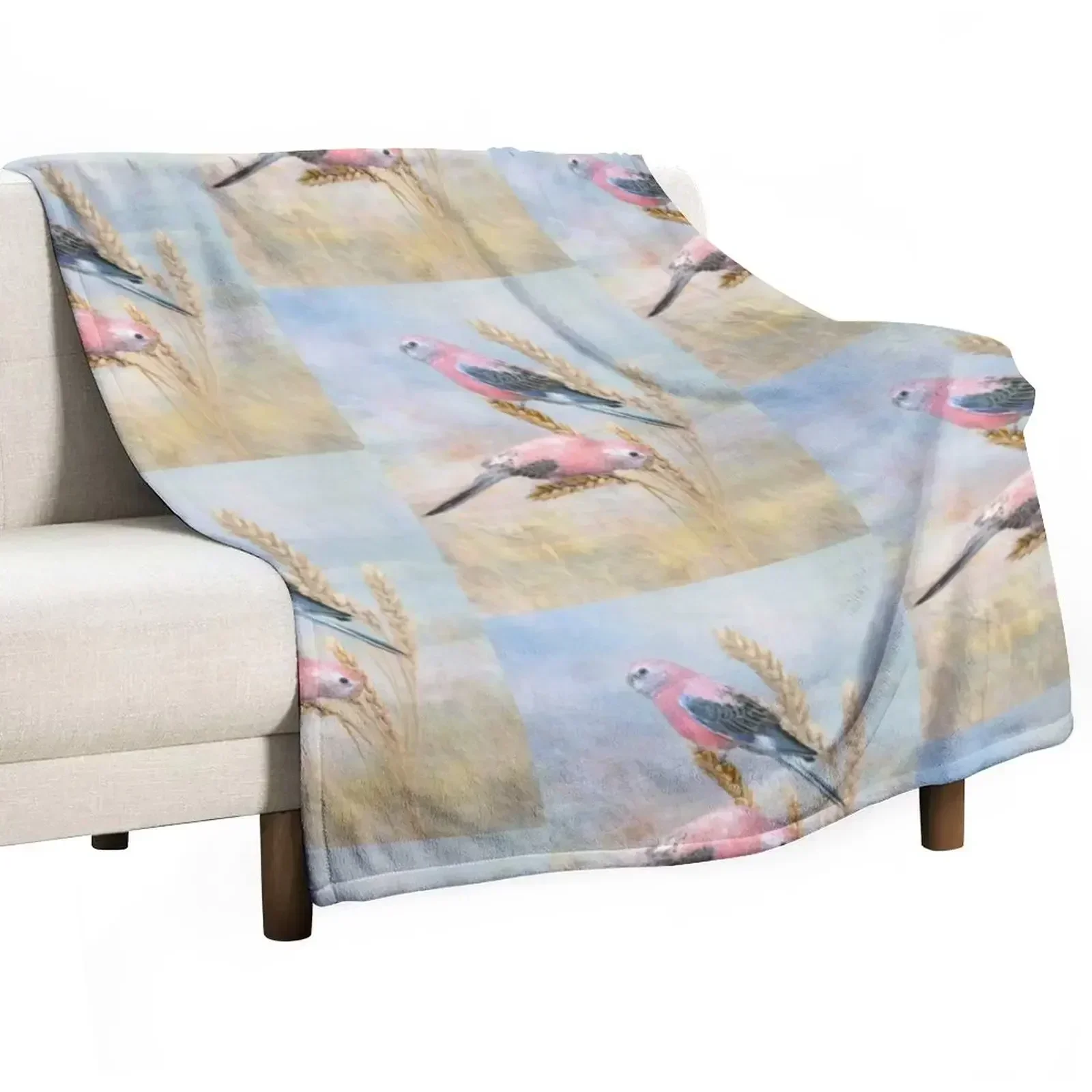 Bourkes Parrot Throw Blanket Nap blankets ands Bed manga Fashion Sofas Sofa Throw Blankets