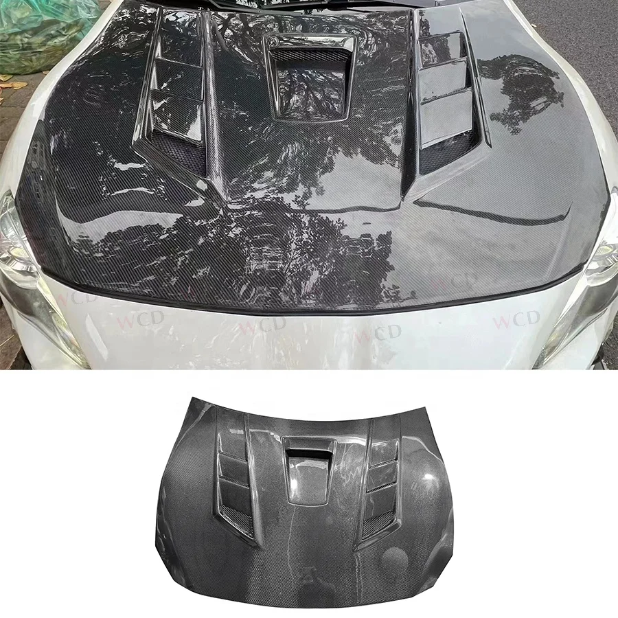 

GT86 Carbon Fiber Engine Hood for GT86 Subaru BRZ Real Carbon Fiber Front Hood Bonnet Vent 2013-2015