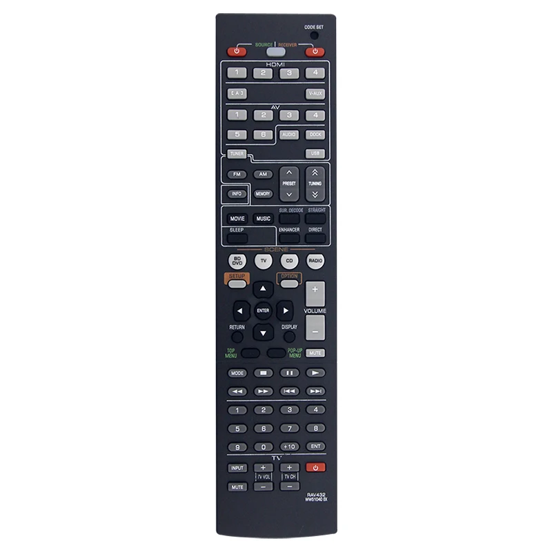 Compatible with Yamaha AV receiver RX-V471 YHT-595 YHT-695 HTR-406 remote control RAV432 WW51040EX spare parts