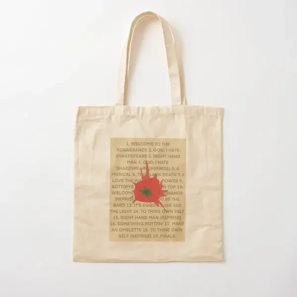 

Something Rotten Cotton Canvas Bag Designer Grocery Women Fabric Unisex Ladies Shoulder Bag Shopper Foldable Fashion Printed