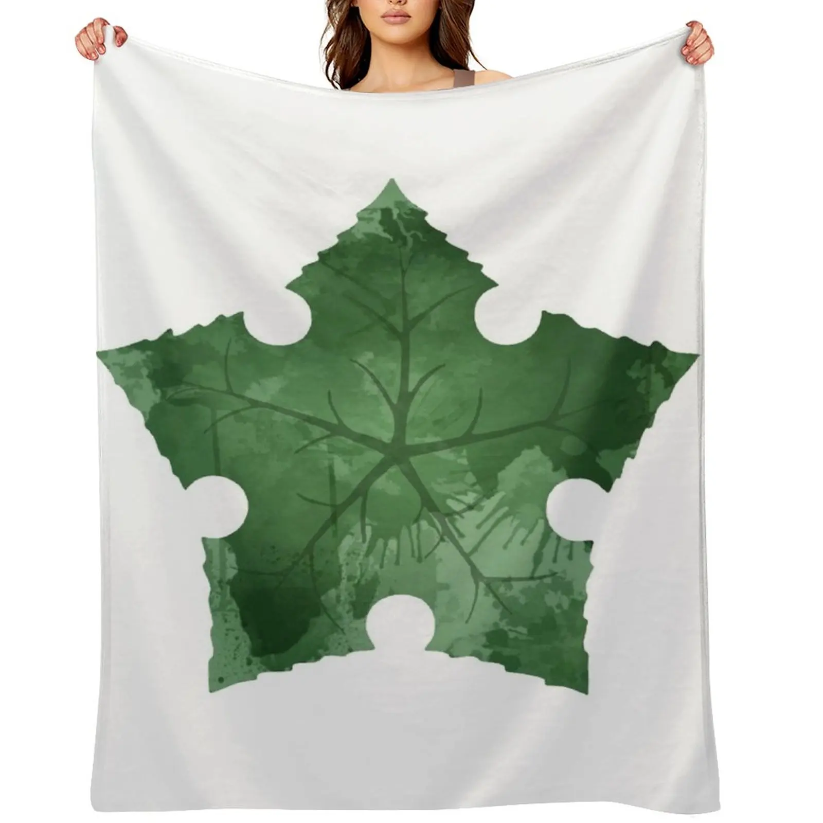 

Tree Star Inspired Silhouette Throw Blanket Vintage Hairys Custom Luxury Thicken Blankets