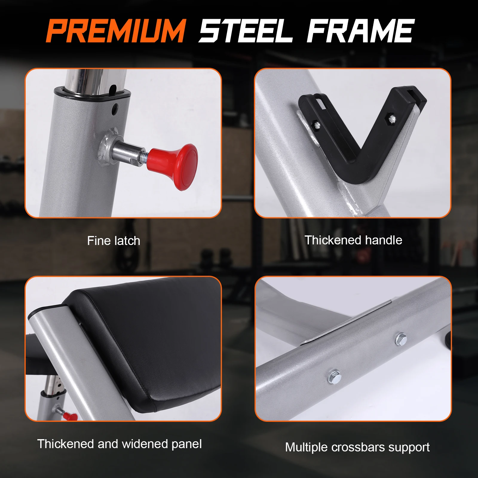 

Adjustable Weight Bench Preacher Curl Rack Seated Isolated Barbell Dumbbell Biceps Station for Home Gym Strength Training