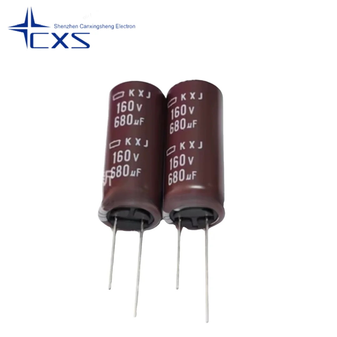 

2pcs 680UF 160V Japan NCC Black King Kong Capacitor 160V680UF 18*45 KXJ High Frequency Low Impedance