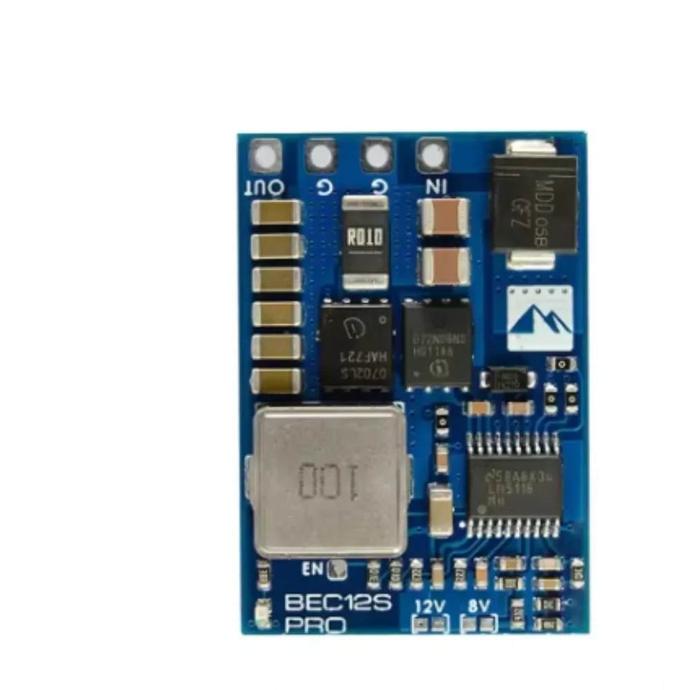 MATEK BEC12S-PRO 9-55 فولت إلى 5 فولت/8 فولت/12 فولت-5A منظم الجهد BEC وحدة الطاقة حماية التيار الزائد الاسترداد الذاتي لطائرة RC FPV بدون طيار #1