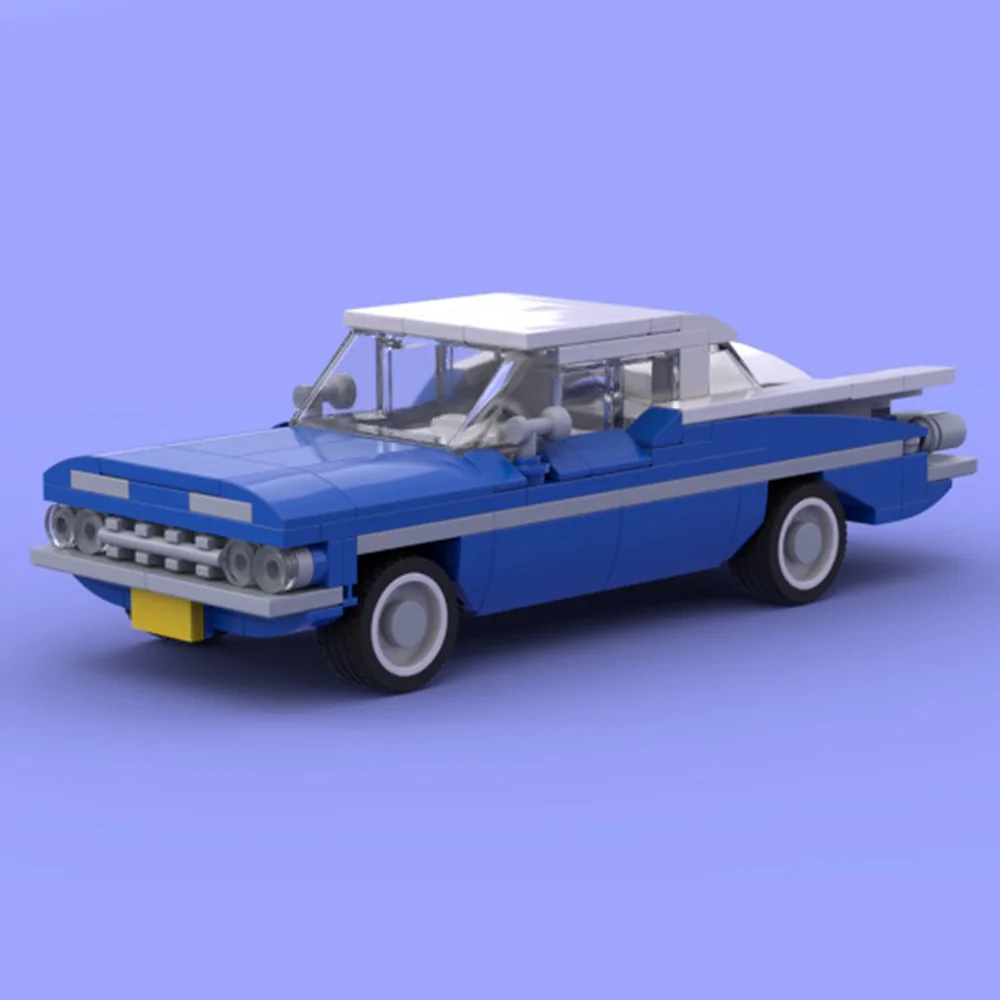 

2025 New Assembled Christmas: 1959 Chevrolet Bel Air Building Block Model Toy - Adult Gift & Decoration
