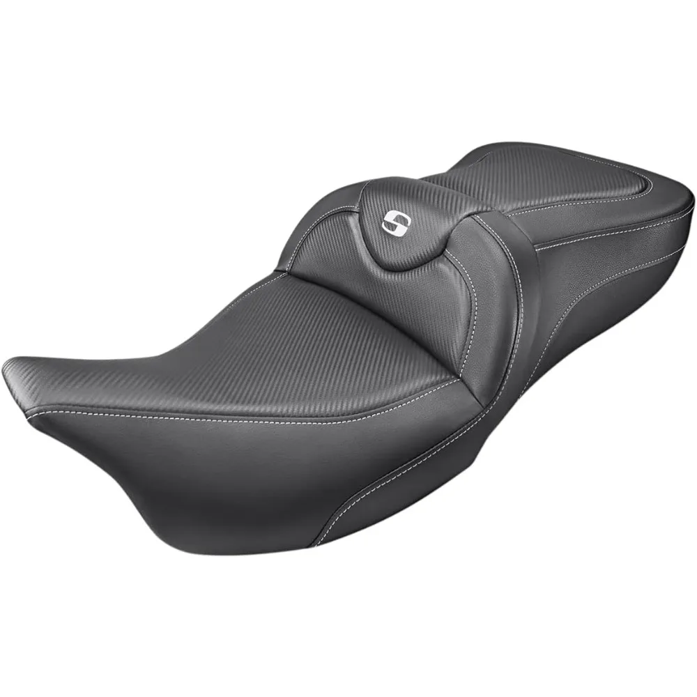 

0801-1166 808-07B-185 Road Sofa Seat Carbon Fiber 08+ TOURING MODELS, BLACK CARBON FIBER