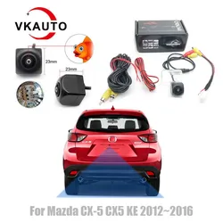 VKAUTO For Mazda Cx-5 CX5 KE 2012~2016 Add After-market Camera & Retain Factory Camera Adapter Cable Kit Rear View backup Camera