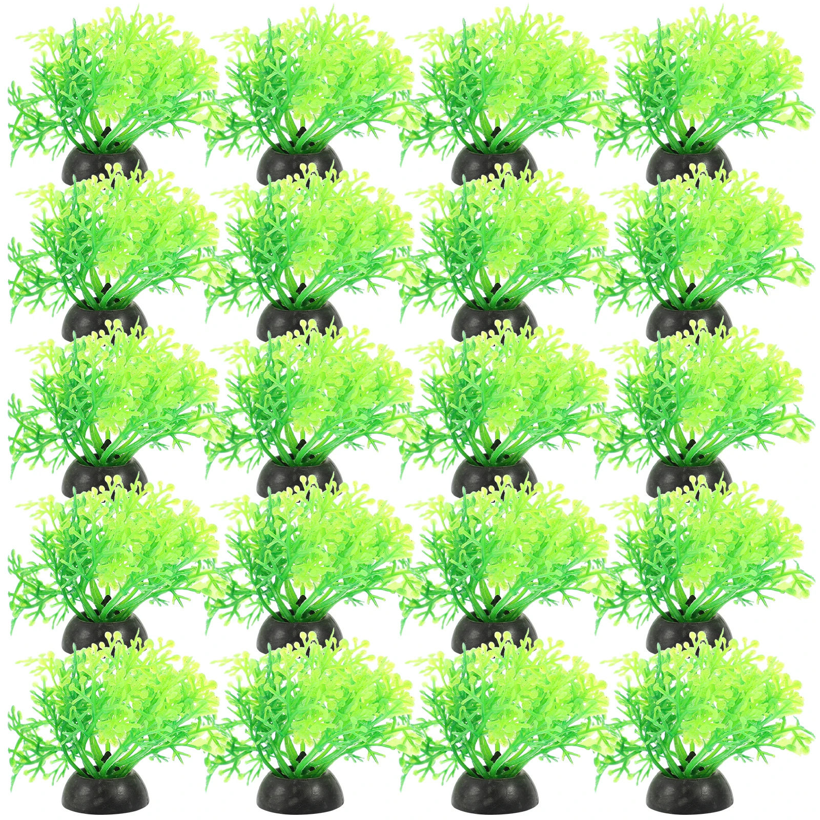 

20 Pcs Aquarium Plastic Fish Tank Decorations Tall Tall Aquarium Plants Lifelike Betta Plants for Decoration Pet