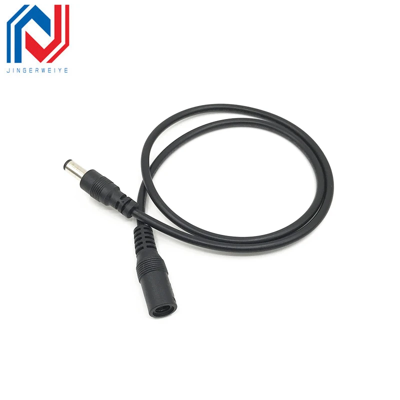 DC Power Extension Cable DC Male and Female Extension Cable 5.5x.2.1mm 22AWG Power Supply DC Cable Round Hole DC Charging Cable