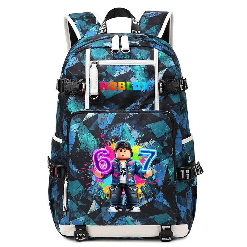 large-capacity-roblox-67-pattern-printed-student-backpack-cool-stylish-bookbag-for-boys