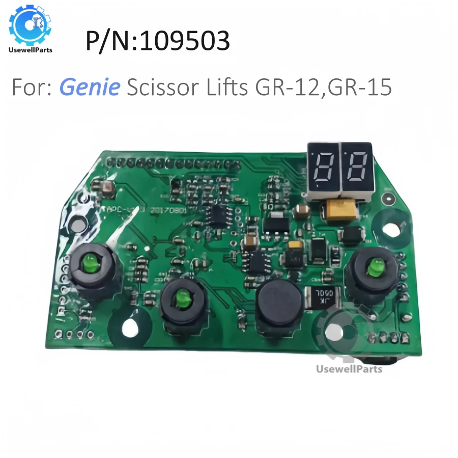 UsewellParts 109503 109503GT  Gen 5 Circuit  Assembly Board Platform Control Used For Genie Scissor Lifts GR-12,GR-15,GR-20,GRC-