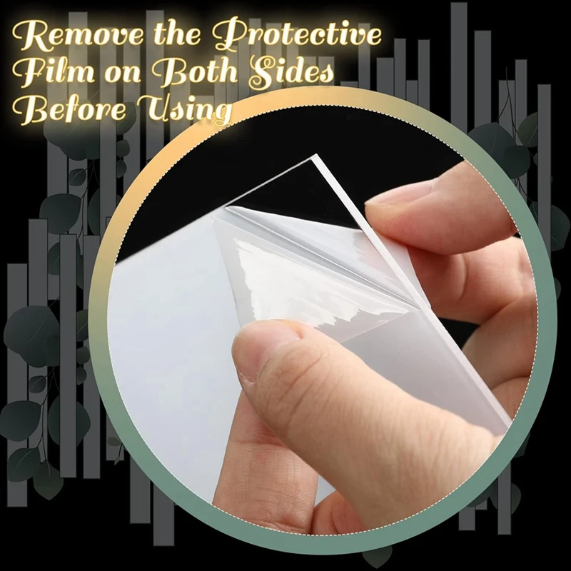 20 Pcs 2 Mm Led Light Base For Light Base Plastic Cast Clear Acrylic Sheet Square And Round Acrylic Panel Sign Blank