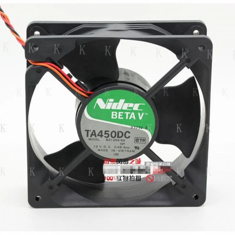 

C 1 шт. для Nidec TA450DC B31256-56 12038 12 см 12 В 0,49 А вентилятор с высоким ветром