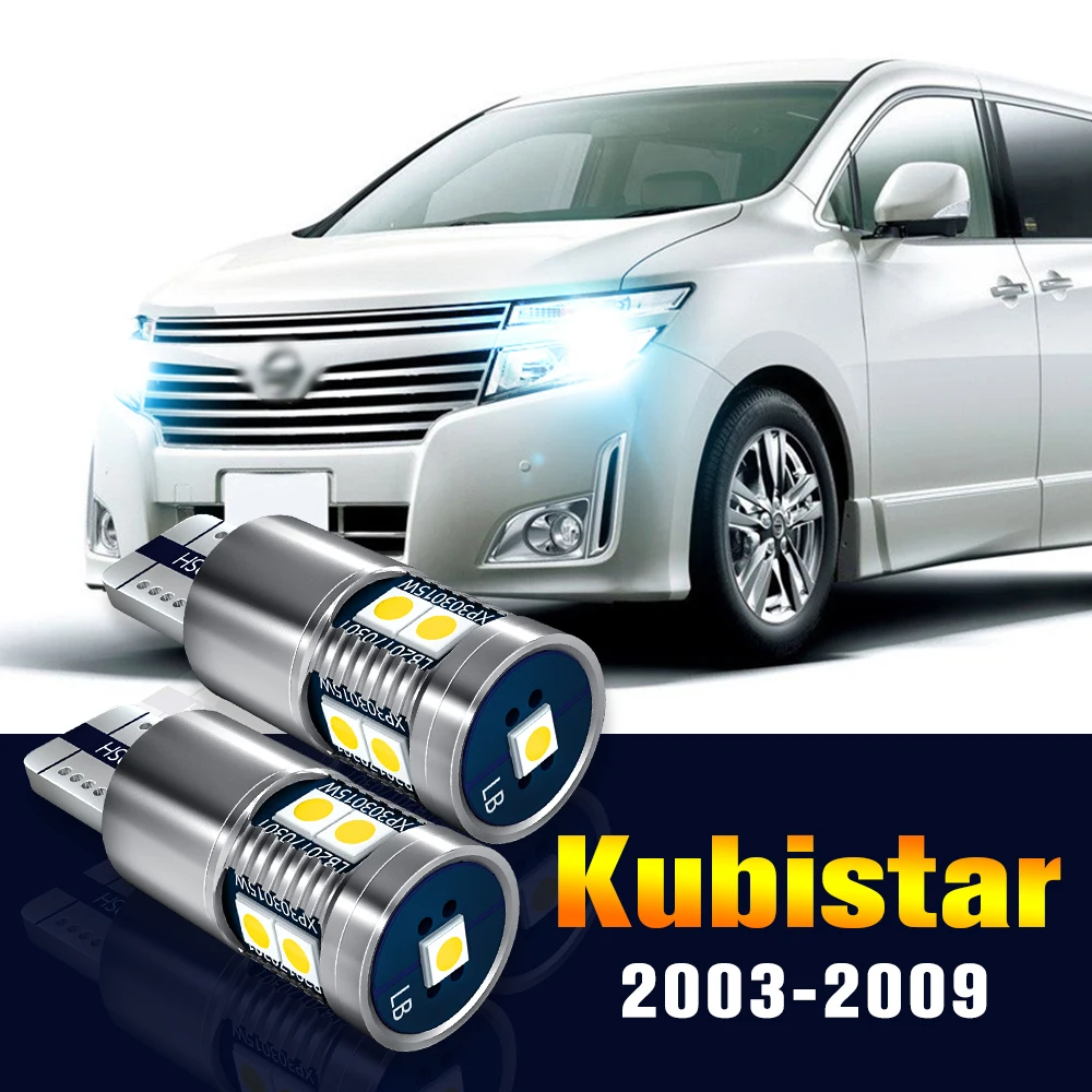 

2pcs LED Clearance Light Bulb Parking Lamp For Nissan Kubistar 2003-2009 2004 2005 2006 2007 2008 Accessories