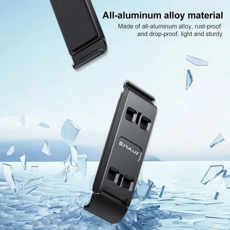 Cubierta de interfaz lateral de batería de aleación de aluminio PULUZ para accesorios de cámara Insta360 Ace Pro 2