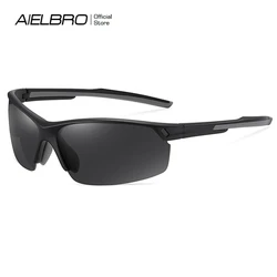 AIELBRO New Cycling Eyewear Men's Sunglasses Polarized Glasses Cycling Sunglasses Sets Sports TR-90 Sunglasses for Men Women