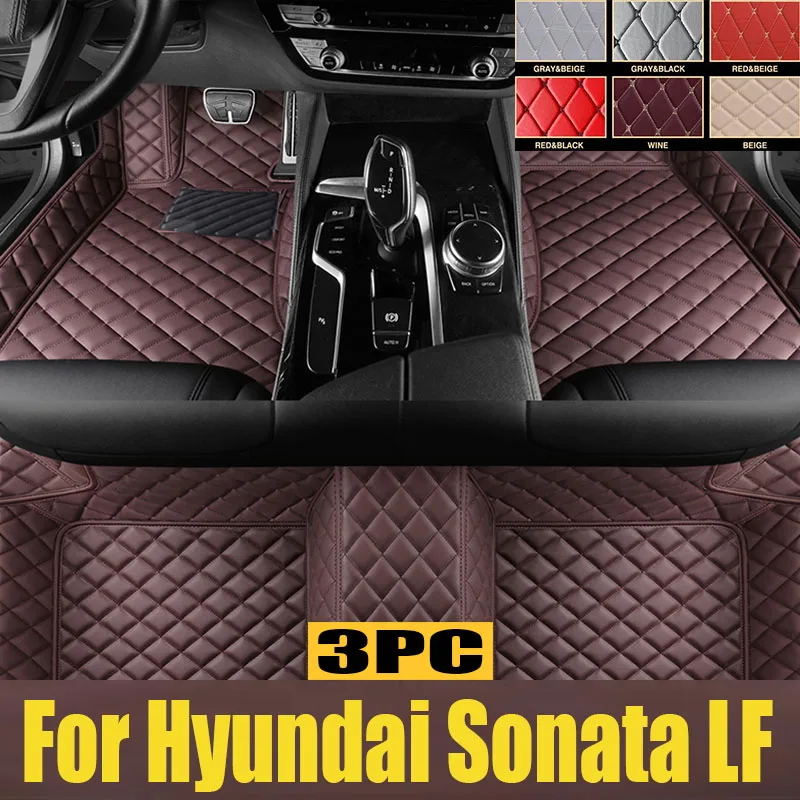 

For Hyundai Sonata LF 2019 2018 2017 2016 2015 Car Floor Mats Interior Carpets Auto trunk mat Styling Custom Rugs Products