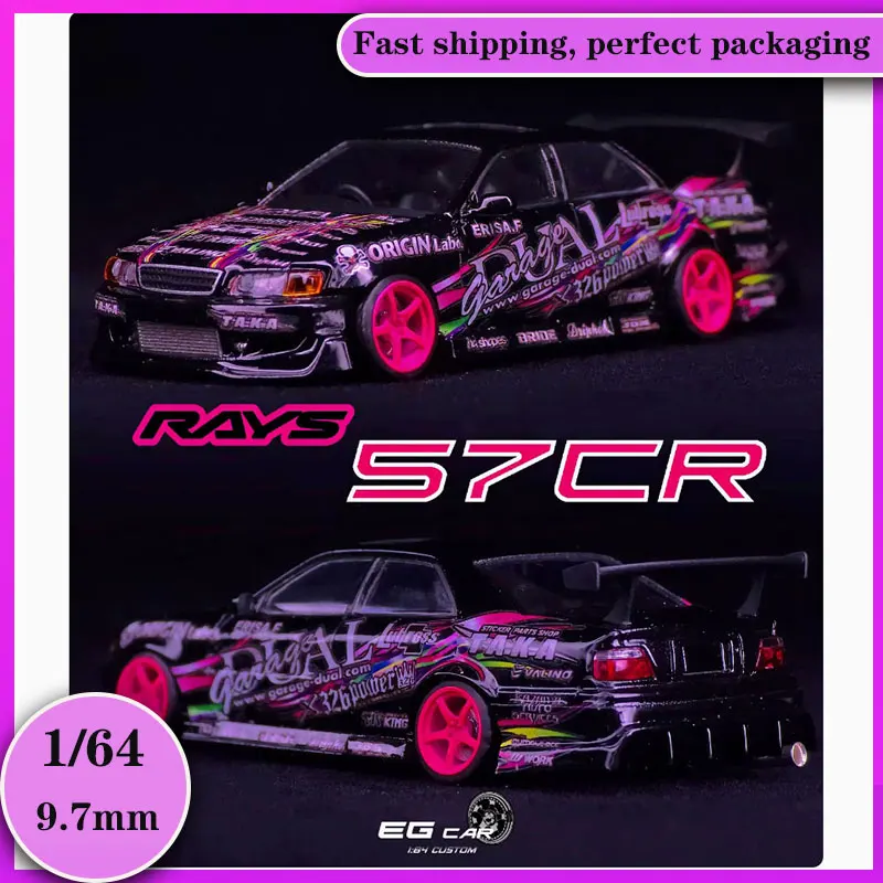 

Modified Wheel Hub 1/64 EG Wheels Rays Ce28/RAYS 57cr 9.7mm Suitable for 1:64 Static Model Car Wheel Hub（With Brakes）Boys Gift
