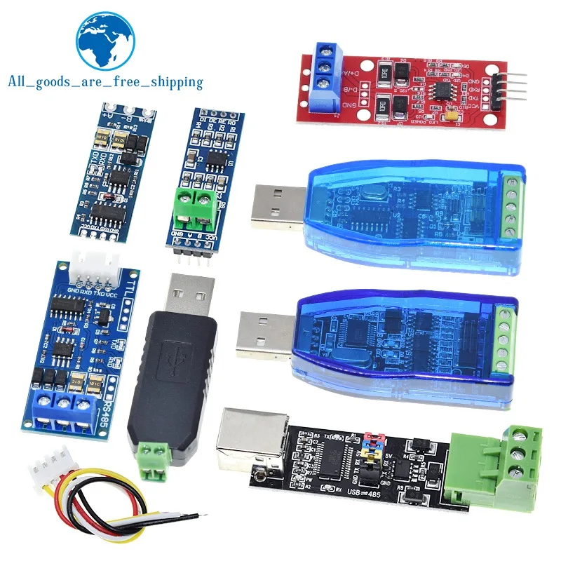 TTL Turn To RS485 Module Hardware Automatic Flow Control Module Serial UART Level Mutual Conversion Power Supply Module 3.3V 5V