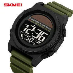 SKMEI 2358 Fashion Casual 5Bar Waterproof Chrono Wristwatch Clock Reloj Hombre Energy Digital Sports Electronic Watches For Men