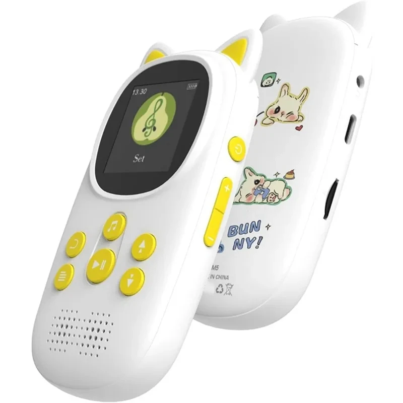 32GB MP3 Player Bluetooth,Portable Music Player For Kids Built-In HD Speaker Support Voice Recording Pedometer FM Radio