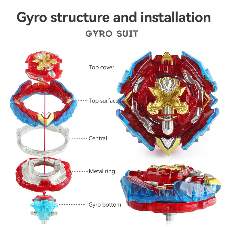 Burst Top Set DB B-200 XIPHOID XCALIBUR.Xn.Sw\'-1 Spinning Gyro Toy For Children B200