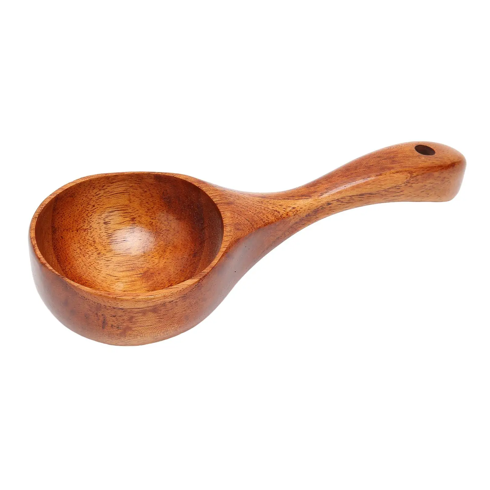 

Natural Wooden Porridge Spoon with Comfortable Handle - Phoebe Material Dipper Ladle for Restaurants