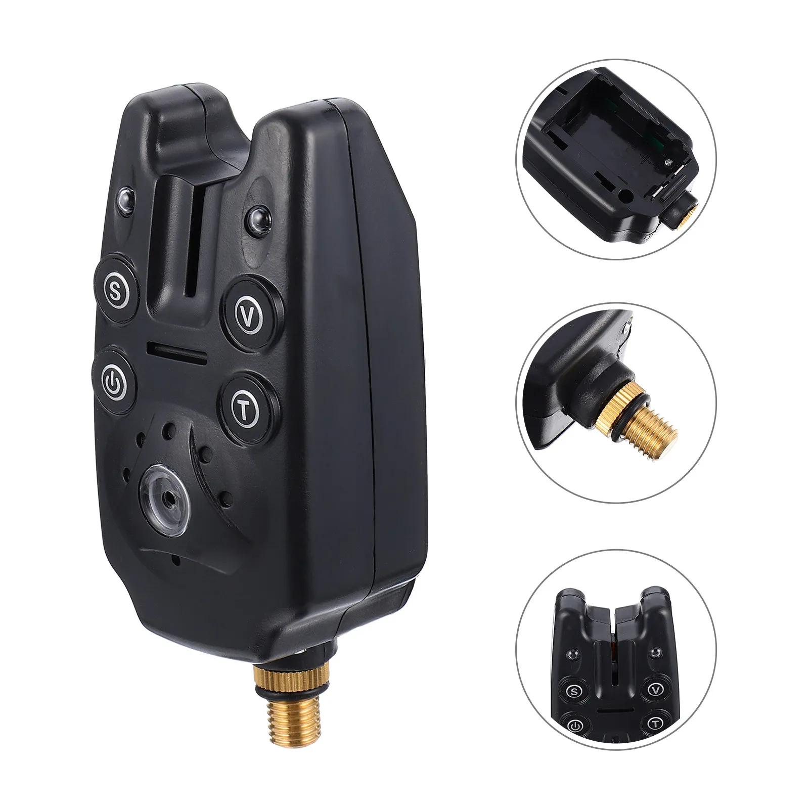 

Fishing Bite Alert Bell Electronic Sensitive Alarm Light Sound Night Fishing Accessories Rod Alert Water Resistant
