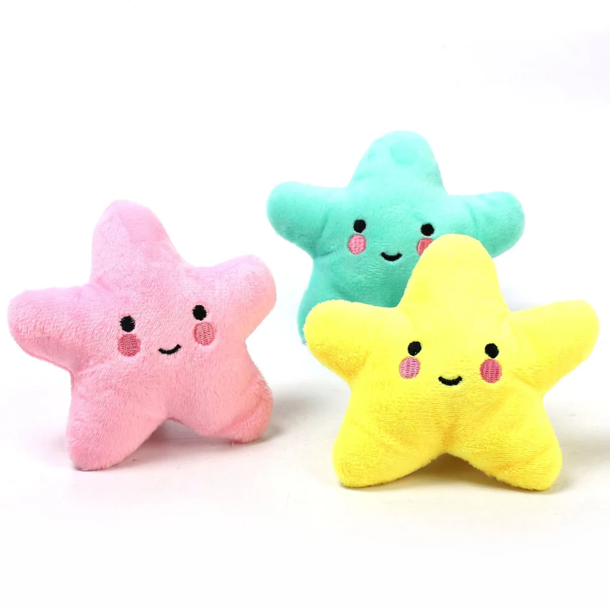 

Cross-border pet plush toy five-pointed star tear-resistant toy BB called dog toy to relieve boredom and play with cat dog toys