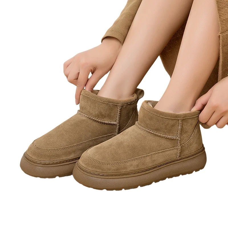 

Теплая обувь, женские туфли-броги на шерстяной подкладке, зимние оксфорды без шнуровки в стиле ретро