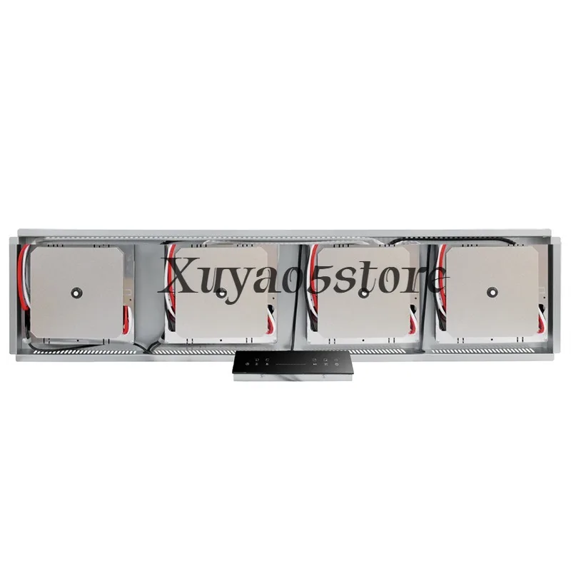 4 Sets Concealed Electromagnetic Infrared Ceramic Cooktop Multi-Head Invisible Design for Home Commercial EU US AU Style