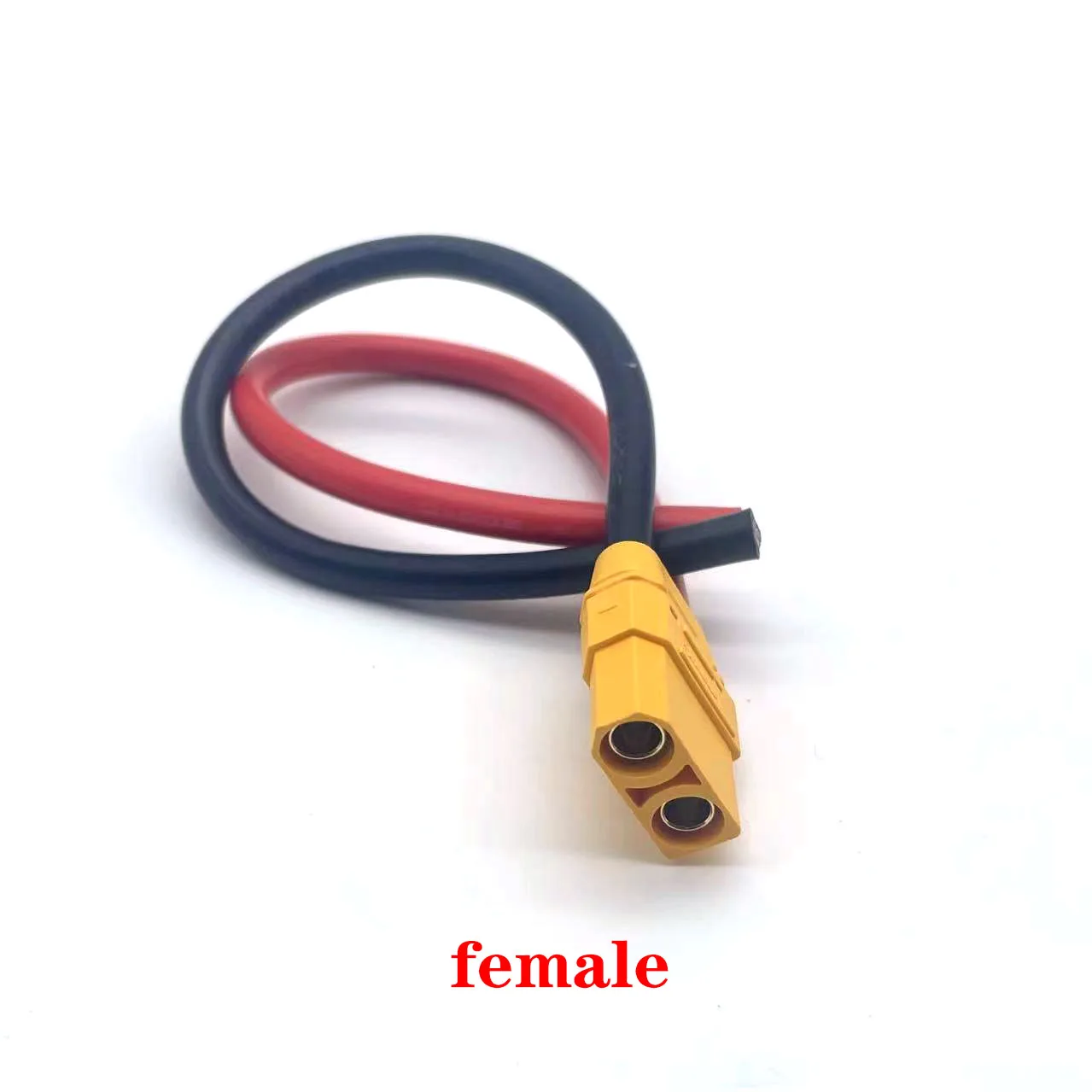 XT90 10AWG male female plug connector with 10/20/30/50/100cm tinned cable for RC Lipo battery drone charger